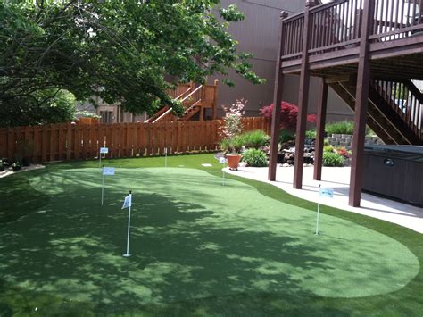 Artificial Grass & Putting Green Installation in St. Louis, MO.